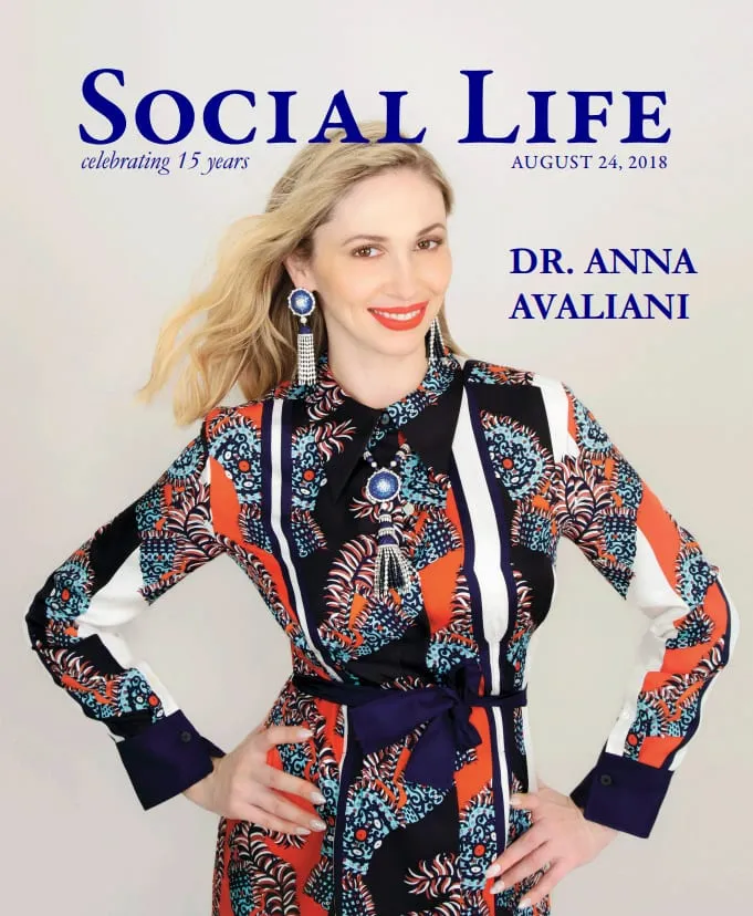 Social Life Magazine August 24 2018 Dr Anna Avaliani spread